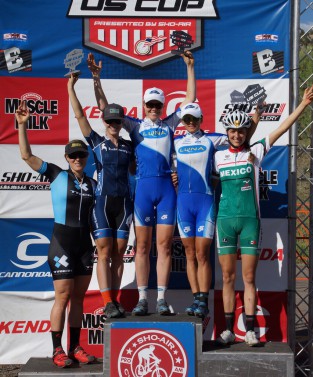 Winning the short track race at the U.S. Cup in Colorado Springs. Felt great to be back on the top step of the podium- it had been awhile.